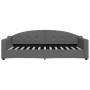 Sofá cama nido con cajones tela gris oscuro 90x200 cm de vidaXL, Camas y somieres - Ref: Foro24-3197567, Precio: 392,99 €, De...