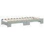 Trundle sofa bed with drawers light gray velvet 80x200 cm by vidaXL, Beds and slatted bases - Ref: Foro24-3197836, Price: 464...