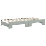 Trundle sofa bed with drawers light gray velvet 100x200 cm by vidaXL, Beds and slatted bases - Ref: Foro24-3197850, Price: 50...