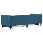 Trundle sofa bed with drawers blue velvet 80x200 cm by vidaXL, Beds and slatted bases - Ref: Foro24-3196731, Price: 325,62 €,...