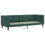 Trundle sofa bed with drawers dark green velvet 80x200 cm by vidaXL, Beds and slatted bases - Ref: Foro24-3196734, Price: 340...