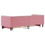 Trundle sofa bed with pink velvet drawers 80x200 cm by vidaXL, Beds and slatted bases - Ref: Foro24-3196735, Price: 326,66 €,...