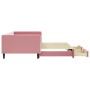 Sofá cama nido con cajones terciopelo rosa 100x200 cm de vidaXL, Camas y somieres - Ref: Foro24-3196749, Precio: 338,99 €, De...