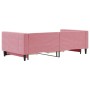 Sofá cama nido con cajones terciopelo rosa 100x200 cm de vidaXL, Camas y somieres - Ref: Foro24-3196749, Precio: 338,99 €, De...