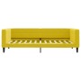 Trundle sofa bed with drawers yellow velvet 100x200 cm by vidaXL, Beds and slatted bases - Ref: Foro24-3196751, Price: 378,74...