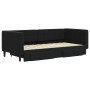 Trundle sofa bed with drawers black velvet 90x190 cm by vidaXL, Beds and slatted bases - Ref: Foro24-3196754, Price: 323,22 €...