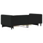 Trundle sofa bed with drawers black velvet 90x190 cm by vidaXL, Beds and slatted bases - Ref: Foro24-3196754, Price: 323,22 €...