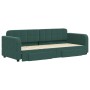 Trundle sofa bed with drawers dark green velvet 80x200 cm by vidaXL, Beds and slatted bases - Ref: Foro24-3196972, Price: 332...