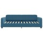 Sofá cama nido con cajones terciopelo azul 90x200 cm de vidaXL, Camas y somieres - Ref: Foro24-3196976, Precio: 324,62 €, Des...