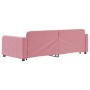 Trundle sofa bed with pink velvet drawers 90x200 cm by vidaXL, Beds and slatted bases - Ref: Foro24-3196980, Price: 326,71 €,...