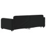 Sofá cama nido con cajones terciopelo negro 90x200 cm de vidaXL, Camas y somieres - Ref: Foro24-3196981, Precio: 346,35 €, De...