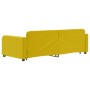 Trundle sofa bed with drawers yellow velvet 90x200 cm by vidaXL, Beds and slatted bases - Ref: Foro24-3196982, Price: 378,15 ...