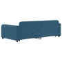 Sofá cama nido con cajones terciopelo azul 100x200 cm de vidaXL, Camas y somieres - Ref: Foro24-3196983, Precio: 335,86 €, De...