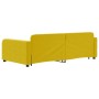 Sofá cama nido con cajones terciopelo amarillo 100x200 cm de vidaXL, Camas y somieres - Ref: Foro24-3196989, Precio: 373,88 €...