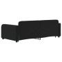 Sofá cama nido con cajones terciopelo negro 90x190 cm de vidaXL, Camas y somieres - Ref: Foro24-3196992, Precio: 362,99 €, De...