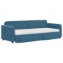 Trundle sofa bed with drawers blue velvet 80x200 cm by vidaXL, Beds and slatted bases - Ref: Foro24-3196993, Price: 472,14 €,...