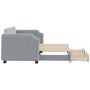 Sofá cama nido con cajones tela gris claro 80x200 cm de vidaXL, Camas y somieres - Ref: Foro24-3197665, Precio: 340,45 €, Des...