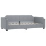 Trundle sofa bed with drawers light gray fabric 80x200 cm by vidaXL, Beds and slatted bases - Ref: Foro24-3197665, Price: 339...