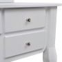 Dressing table with mirror and stool 7 drawers white by vidaXL, Bedroom Dressers - Ref: Foro24-241002, Price: 240,68 €, Disco...