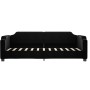 Trundle sofa bed with drawers black fabric 90x190 cm by vidaXL, Beds and slatted bases - Ref: Foro24-3197682, Price: 353,99 €...