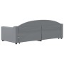 Sofá cama nido con cajones tela gris claro 80x200 cm de vidaXL, Camas y somieres - Ref: Foro24-3197561, Precio: 322,99 €, Des...