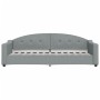 Trundle sofa bed with drawers light gray fabric 80x200 cm by vidaXL, Beds and slatted bases - Ref: Foro24-3197561, Price: 321...