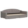 Sofá cama nido con cajones tela gris taupe 90x200 cm de vidaXL, Camas y somieres - Ref: Foro24-3197569, Precio: 343,99 €, Des...