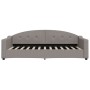 Sofá cama nido con cajones tela gris taupe 90x200 cm de vidaXL, Camas y somieres - Ref: Foro24-3197569, Precio: 343,99 €, Des...