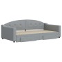 Sofá cama nido con cajones tela gris claro 100x200 cm de vidaXL, Camas y somieres - Ref: Foro24-3197571, Precio: 340,45 €, De...