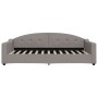 Sofá cama nido con cajones tela gris taupe 100x200 cm de vidaXL, Camas y somieres - Ref: Foro24-3197574, Precio: 338,64 €, De...