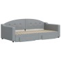 Sofá cama nido con cajones tela gris claro 90x190 cm de vidaXL, Camas y somieres - Ref: Foro24-3197576, Precio: 359,59 €, Des...