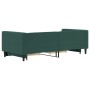 Sofá cama nido con cajones terciopelo verde oscuro 90x200 cm de vidaXL, Camas y somieres - Ref: Foro24-3196741, Precio: 323,0...