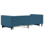 Trundle sofa bed with drawers blue velvet 90x200 cm by vidaXL, Beds and slatted bases - Ref: Foro24-3196738, Price: 379,24 €,...