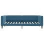 Trundle sofa bed with drawers blue velvet 90x200 cm by vidaXL, Beds and slatted bases - Ref: Foro24-3196738, Price: 379,24 €,...