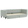 Trundle sofa bed with drawers light gray velvet 80x200 cm by vidaXL, Beds and slatted bases - Ref: Foro24-3196732, Price: 306...