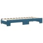 Sofá cama nido con cajones terciopelo azul 80x200 cm de vidaXL, Camas y somieres - Ref: Foro24-3197835, Precio: 486,99 €, Des...