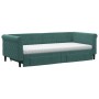 Sofá cama nido con cajones terciopelo verde oscuro 90x200 cm de vidaXL, Camas y somieres - Ref: Foro24-3197845, Precio: 474,4...