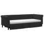 Sofá cama nido con cajones terciopelo negro 80x200 cm de vidaXL, Camas y somieres - Ref: Foro24-3197840, Precio: 502,67 €, De...