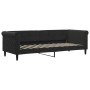 Sofá cama nido con cajones terciopelo negro 80x200 cm de vidaXL, Camas y somieres - Ref: Foro24-3197840, Precio: 502,67 €, De...