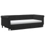 Trundle sofa bed with drawers black velvet 90x200 cm by vidaXL, Beds and slatted bases - Ref: Foro24-3197847, Price: 507,12 €...