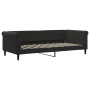 Trundle sofa bed with drawers black velvet 90x200 cm by vidaXL, Beds and slatted bases - Ref: Foro24-3197847, Price: 507,12 €...