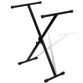 Adjustable Solo Musical Keyboard Stand X-Frame by vidaXL, Music stands - Ref: Foro24-70029, Price: 27,99 €, Discount: %