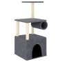 Cat scratching post with dark gray sisal posts 109.5 cm by vidaXL, Cat furniture - Ref: Foro24-172060, Price: 39,13 €, Discou...