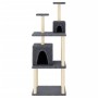 Cat scratching post with dark gray sisal posts 167 cm by vidaXL, Cat furniture - Ref: Foro24-172069, Price: 58,42 €, Discount: %