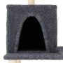 Cat scratching post with dark gray sisal posts 167 cm by vidaXL, Cat furniture - Ref: Foro24-172069, Price: 58,42 €, Discount: %