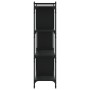 4-shelf bookcase black engineered wood 76x32x123 cm by vidaXL, Bookcases and shelves - Ref: Foro24-833935, Price: 65,01 €, Di...