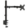 Monitor stand black steel VESA 75/100 mm by vidaXL, Monitor and TV stands - Ref: Foro24-358001, Price: 30,15 €, Discount: %