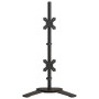 Black steel double monitor stand VESA 75/100 mm by vidaXL, Monitor and TV stands - Ref: Foro24-358007, Price: 46,46 €, Discou...