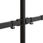 Black steel monitor stand VESA 75/100 mm by vidaXL, Monitor and TV stands - Ref: Foro24-358004, Price: 57,44 €, Discount: %