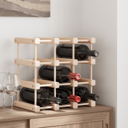 Weinregal für 12 Flaschen aus massivem Kiefernholz 36x23x36 cm von vidaXL, Weinregale - Ref: Foro24-353750, Preis: 27,90 €, R...